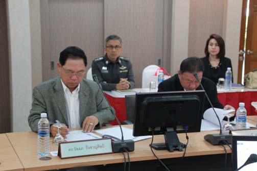 ภาพการประชุมคณะกรรมการส่งเสริมกิจการ รร.นรต. ครั้งที่ 3/2560