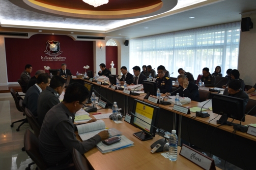 ภาพการประชุมสภาการศึกษาโรงเรียนนายร้อยตำรวจ ครั้งที่ 3/2560