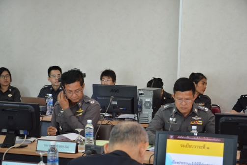 ภาพการประชุมสภาการศึกษาโรงเรียนนายร้อยตำรวจ ครั้งที่ 3/2560