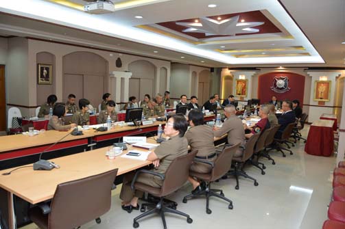 ภาพการประชุมคณะกรรมการส่งเสริมกิจการ รร.นรต. ครั้งที่ 4/2561